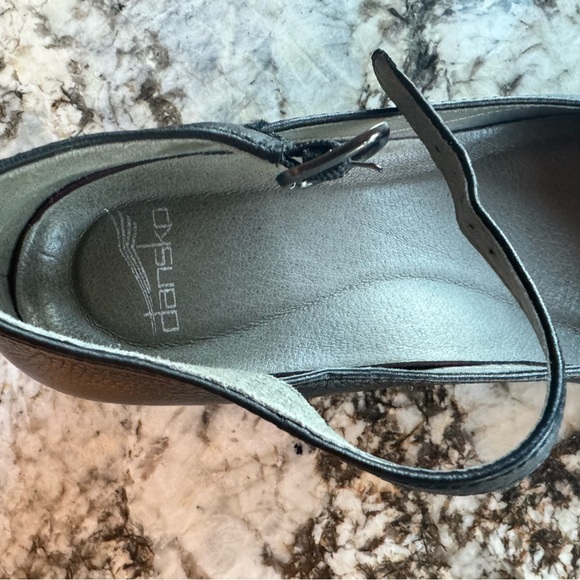 Dansko Black Deena Waterproof Tumbled Mary Jane’s - Size 38 - Picture 3 of 6